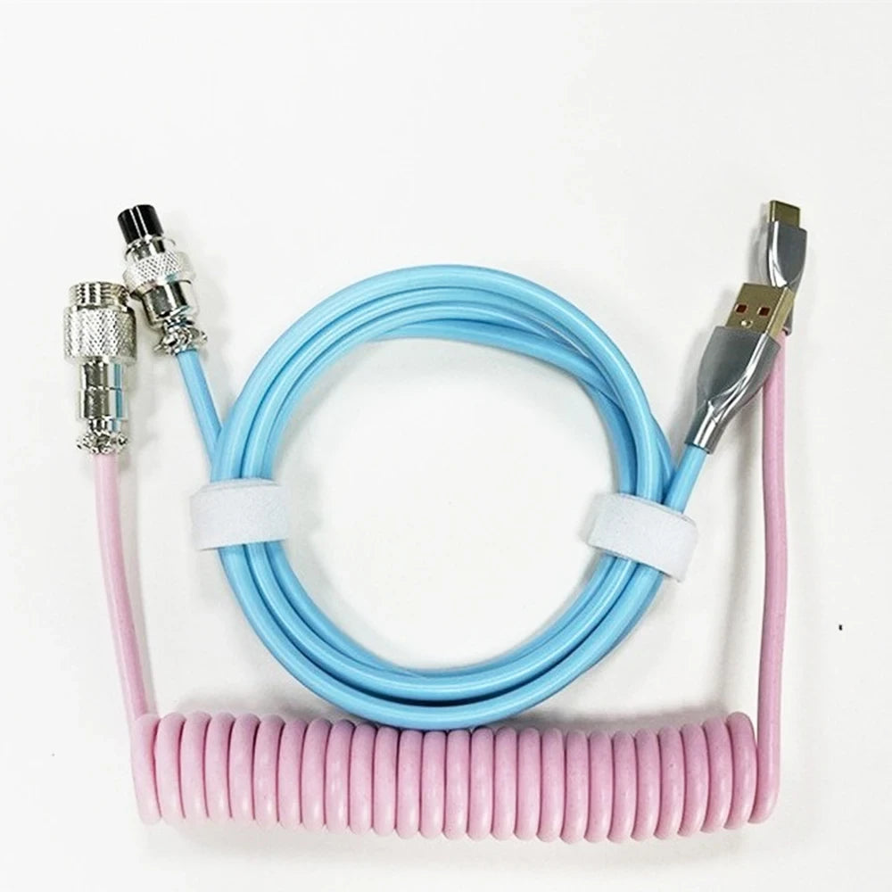 KT Coiled Keyboard Cable