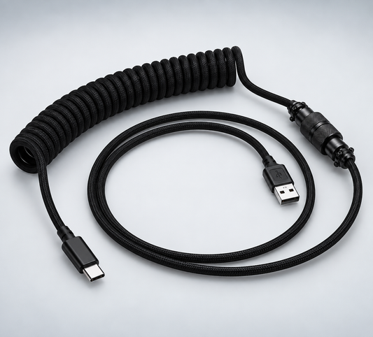 KT Coiled Keyboard Cable